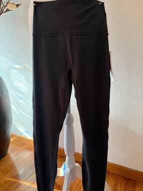 Athleta Dark Gray Transcend Stirrup Tights
